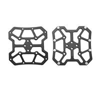 1 paio di adattatori pedali automatici universali in lega di alluminio per SPD(Nero)