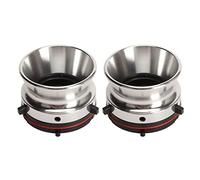 1 Paio di Adattatori per Hub Nab, Dispositivo di Caricamento Universale da 10 Pollici in Lega di Alluminio per Studer, per Akai, per per Registratori a Bobina (Argento)