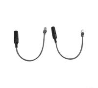 1 paio di adattatori per spx maschio a RJ45 femmina, per Starlink per Gen 3 per v3, connettore Ethernet con cavo da 30 cm per rettangolare per router parabolico satellitare per modifica, grigio