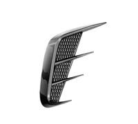 1 paio di adesivi universali per prese d'aria laterali, parafanghi, parafanghi, prese d'aria per auto, cofano, esterni per automobili Kit di supporti per differenziale posteriore(Bright black)