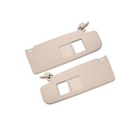 1 Paio di Alette Parasole per Auto con Specchio per il Trucco per Octavia 2007-2014 1ZD857551/552 5JD857551/552 Beige