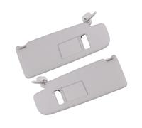 1 paio di alette parasole per auto con specchio per il trucco per Skoda Octavia, grigio