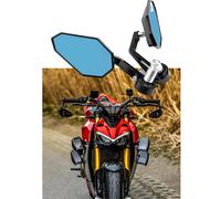 1 paio di alluminio 7/8 "22mm specchietti retrovisori moto universale scooter bar end manubrio specchio retrovisore accessori