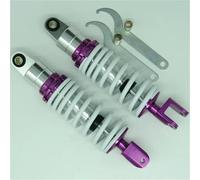 1 Paio Di Ammortizzatori Ad Aria Per Motociclette Da 6,5 mm, Molla 260 Mm, Per Kit Per Yamaha DIO50 60 90 100(White purple)