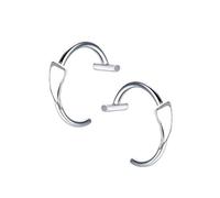 1 paio di anelli per labbra regolabili con clip per denti vampiri, in acciaio inox, accessorio alla moda adatto per costumi da vampiri trucco