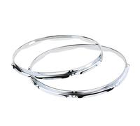 1 paio di anelli per rullante da 35,5 cm, 8/10 anse, con 8 fori
