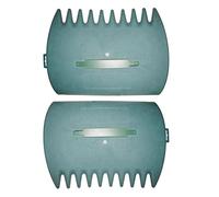1 paio di artigli per raccogliere foglie foglie rastrelli a mano per foglie resistenti prati e giardini