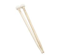 1 paio di bacchette a doppia estremità per batteria Soft Head Marchings per strumenti a percussione Double End Mallets Drumming Strumenti musicali Parti