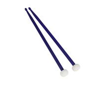 1 paio di bacchette colorate per timpani, con testa in feltro, classiche e professionali, stabili, a doppia testa, per adulti, blu scuro