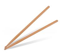 1 paio di bacchette per batteria 5A, in legno di noce da 39,4 cm, per batteristi jazz, set prestazioni con cover antiscivolo