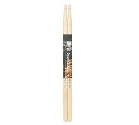1 paio di bacchette per batteria in acero, strumento musicale a percussione, punta in legno, 5A 7A, impugnatura antiscivolo in legno d'acero