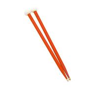 1 paio di bacchette per batteria in legno d'acero con testa in feltro morbido, bacchette double face, bacchette multi percussione, pratiche bacchette per batteria, testa in feltro, bacchette per