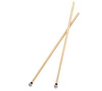 1 paio di bacchette per batteria in legno e acciaio inox, per gli appassionati di musica e per uso professionale in studio