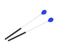 1 paio di bacchette per percussioni, bacchette per marimba blu, bacchette per strumenti a percussione con manici in fibra di vetro per principianti