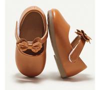 1 Paio Di Ballerine Eleganti Con Fiocco Per Ragazze Principesse, Piane E A Punta, Per Primavera Ed Estate EUR20,EUR21,EUR22,EUR23,EUR24,EUR25,EUR26,EUR27,EUR28,EUR29,EUR30Colore unico