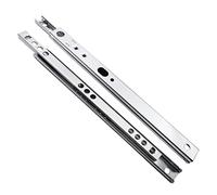 1 paio di binari del cassetto, estratto parziale con sistema di binari del cassetto rulli con estratto parziale (17mm x 400mm)
