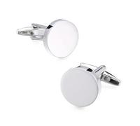 1 paio di borchie multiuso in metallo modello geometrico polsino francese accessori per abiti struttura in metallo per gentiluomini gemelli per abbigliamento formale, Misura unica, come descritto