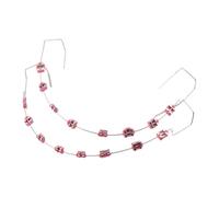 1 paio di bretelle finte dentali con decorazione della moda dentale (rosa)