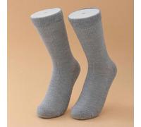 1 paio di calze a mezza gamba di colore unito adatte per l'uso quotidiano, autunno A-Grigio scuro,B-grigio chiaro,C-verde fluorescente,D-verde erba,E-viola chiaro,F-Rosa,Amido di radice di G-Lotus,H-r