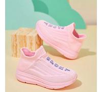 1 Paio di calze casual e confortevoli da ragazza con motivo a lettera, adatte per la primavera e l'autunno, colore rosa EUR34,EUR35,EUR36,EUR37,EUR38,EUR28,EUR29,EUR30,EUR31,EUR32,EUR33