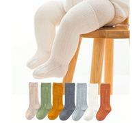 1 Paio di calze sopra il ginocchio per bambini/neonati, ad alta elasticità, traspiranti e antizanzare Bianco 0-6 mesi,Bianco 6-12M,Bianco 1-3 anni,Bianco 3-5 anni,Verde erba 0-6M,Verde erba 6-12M,Verd