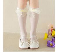 1 Paio di calzini alla caviglia leggeri e sottili per bambini, adatti per la primavera e l'estate. Con uno stile dolce e carino da principessa e un aspetto elegante e accademico, sono adatti come calz