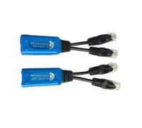 1 Paio di Cavi Splitter/Combinatori RJ45 UPOE, Connettori per Cavi Adattatori POE, per Due Telecamere POE Che Utilizzano un Cavo di Rete