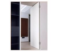 1 paio di cerniere a croce nascoste regolabili, cerniere nascoste silenziose a 180 gradi for porte invisibili e pieghevoli in legno, porte nascoste, stanze segrete,(Silver,6.3x1.1"/16x2.8cm)