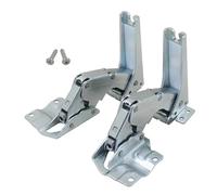 1 Paio Di Cerniere for Porta Del Frigorifero E Congelatore, Compatibile Con Siemens, Compatibile Con Bosch, Cerniere Piatte for Frigorifero Incorporato.
