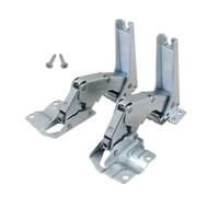 1 paio di cerniere for porta del frigorifero e congelatore compatibili con Siemens, compatibili con Bosch, cerniere piatte for frigorifero da incasso