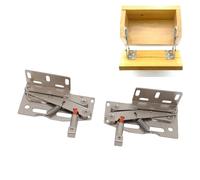 1 paio di cerniere per vassoio ribaltabile, cerniere a forbice da 45 gradi con viti di montaggio Accessori hardware per mobili per cassetto anteriore del lavello della
