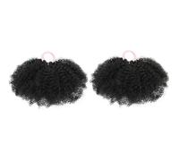 1 paio di chignon elastici per capelli per bambini, per creare acconciature alla moda, ideali per compleanni e occasioni speciali