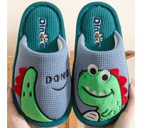 1 Paio di Ciabatte per Bambini, Pantofole da Casa Antiscivolo con Motivo Dinosauro cartoni animati per Bimbi Piccoli, Autunno/Inverno 160,170,CN35-36,CN20-21,CN22-23,CN23-24,CN24-25,CN25-26,CN26-27,CN
