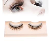 1 paio di ciglia finte 3D, ciglia a striscia, magnetiche, autoadesive, senza stimolazione, extension per trucco, riutilizzabili, fatte a mano (05#)