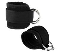 1 paio di cinghie per caviglie, cinghie per caviglie, per uomini e donne, per palestre, per allenamento fitness sul cavo di trazione, per allenare i muscoli glutei e delle gambe