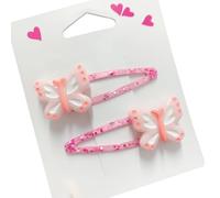 1 paio di clip per capelli con glitter per capelli, modello cartone animato, per bambini, per feste di compleanno