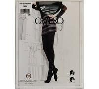 1 paio di collant OMERO GEA 100 CASHMERE / VISCOSA COPRENTE tg. L nero