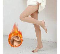 1 Paio di Collant senza piedi convertibili, caldi e elastici, per donne taglia comoda. Leggings termici super elastici, regalo di Natale versatile XS-M,L-XXLColore unicoPoliammide