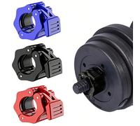 1 Paio di Collari per Bilanciere da 1 Pollice/2 Pollici con Rilascio Rapido, con Funzione di Bloccaggio, Fermagli Professionali per Piastre di Peso, Adatti per Allenamento di Fitness e Sollevamento Pe