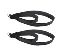1 paio di comode cinghie per pilates con doppio anello per esercizi, con anelli a D, facili da usare per lo stretching e la flessibilità, doppio anello per esercizi pilates con anelli a D