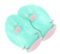 1 paio di comodi attrezzi per esercizi in acqua per adulti e bambini assistono pagaie a mano in silicone flessibile per nuotare pinna giro nuoto ingranaggio