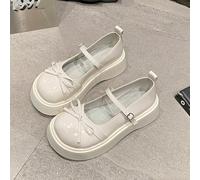 1 Paio di Comodi e Versatili Mocassini Casual Chunky Stile Lolita Marilyn, Adatti per Uso all'aperto, Pendolarismo, Feste EUR36,EUR37,EUR38,EUR39,EUR40Colore unico