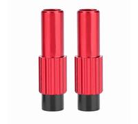 1 paio di connettori per cavo freno bici, connettore cambio linea, regolatore regolatore di linea (Rosso)