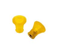 1 paio di coperture for estremità del bastoncino cardanico con leva a bilanciere V4 M4, for TX16S M9 X7S X12S JR ST(M4 yellow)