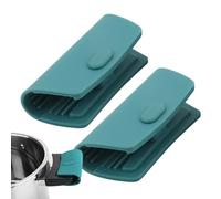 1 paio di coperture per manici di pentole in silicone - Forniture per la casa per piastra olandese, griglia, fornello, forno, friggere, cucina, casseruola, forno a microonde