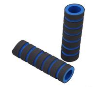 1 paio di coperture per manubrio della bicicletta in spugna per una comoda esperienza di guida (nero blu)