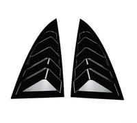 1 paio di coperture per otturatore in vetro posteriore, per Tesla per il modello 3 2024 per portiera laterale posteriore, materiale ABS per resistenza e uso a lungo termine (nero)