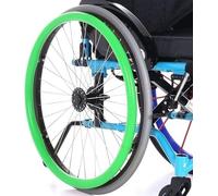 1 Paio Di Coperture Per Ruote Per Sedia A Rotelle, Presa E Trazione Migliorate, Accessori Protettivi Per Una Maggiore Mobilità(Green,22in)