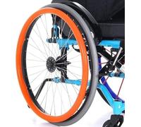 1 Paio Di Coperture Per Ruote Per Sedia A Rotelle, Presa E Trazione Migliorate, Accessori Protettivi Per Una Maggiore Mobilità(Orange,20in)