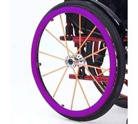1 Paio Di Coperture Per Ruote Per Sedia A Rotelle, Presa E Trazione Migliorate, Accessori Protettivi Per Una Maggiore Mobilità(Purple,22in)
